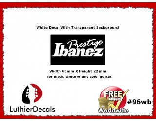 Ibanez Guitar Decal #96wb 